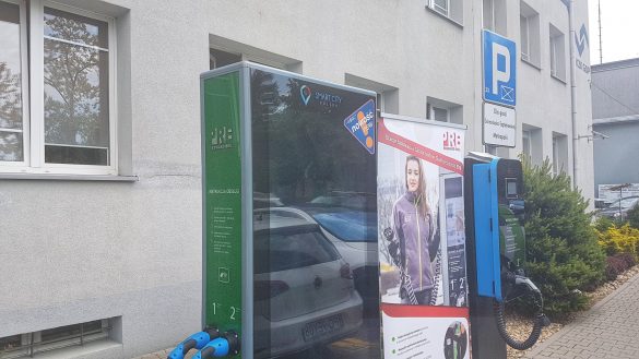stacja ładowania pojazdów elektrycznych