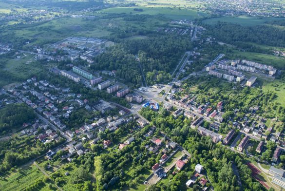 Miasto widziane z lotu ptaka
