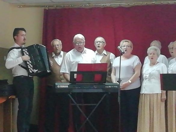 Zespół podczas występu na festynie w Malinowicach festiwalu
