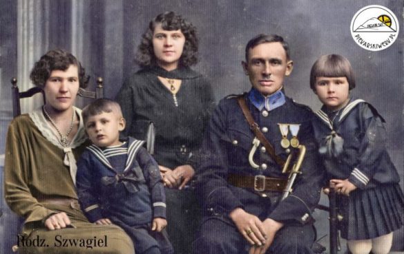 Zdjęcie rodzinne Wiktora Szwagiela