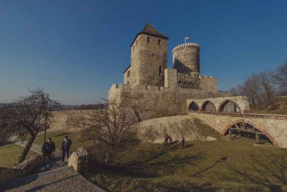 Zamek w mieście Będzin