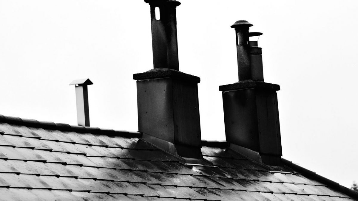 Kominy na dachu