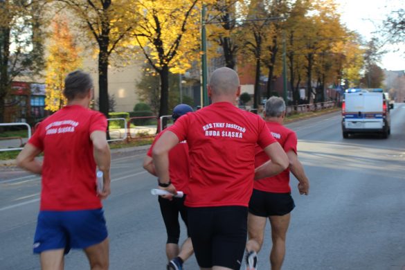Uczestnicy sztafety biegowej Ruda Śląska - Wadowice