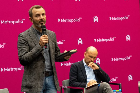 Tomasz Rożek podczas debaty