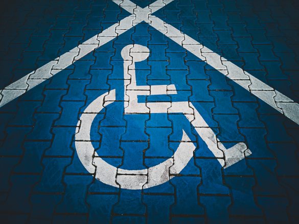 Koperta do parkowania dla osób niepełnosprawnych