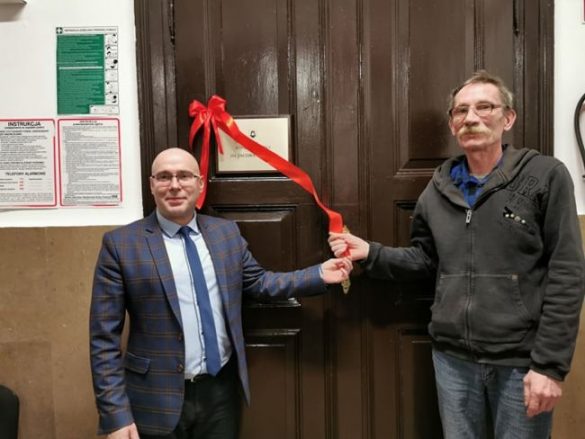 Uroczyste odsłonięcie tablicy z udziałem prezydenta miasta