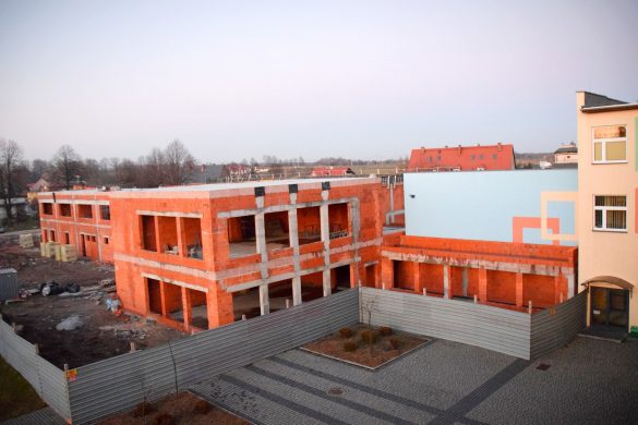 Budowana sala gimnastyczna