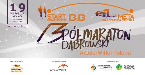 Plakat Półmaratonu Dąbrowskiego