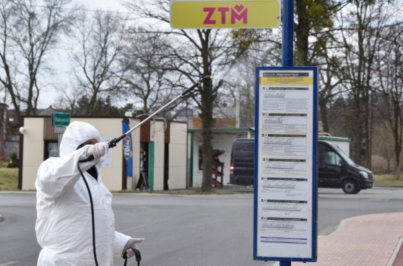 Dezynfekcja przystanków