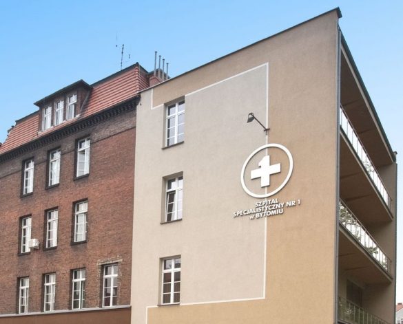 Budynek szpitala w Bytomiu