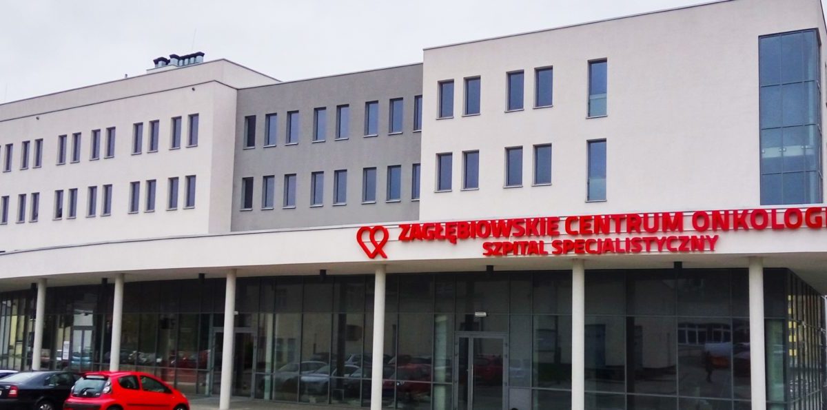 Zagłębiowskie Centrum Onkologii - budynek od frontu