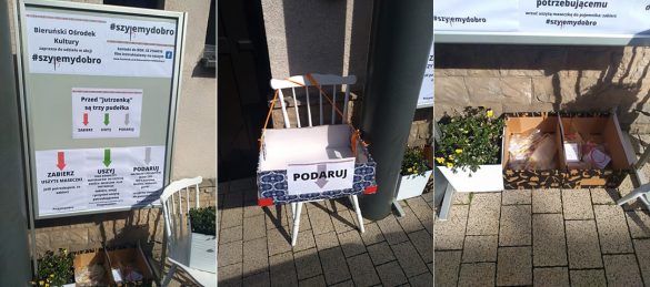 instrukcja szycia i pojemnik na składowanie masek