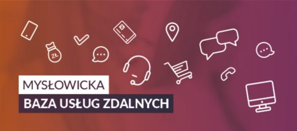 Plakat mysłowickiej bazy usług wspólnych