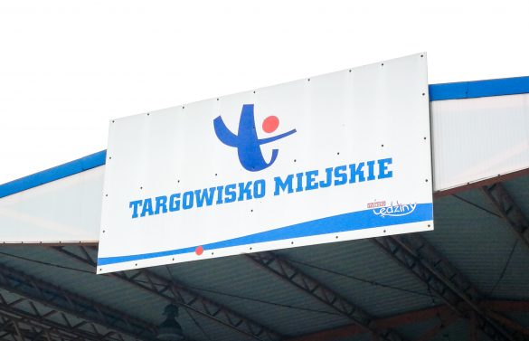 Szyld targowiska miejskiego