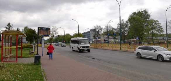 ulica i przystanek i autobusowy
