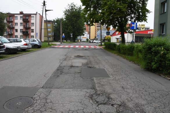 ulica przed remontem