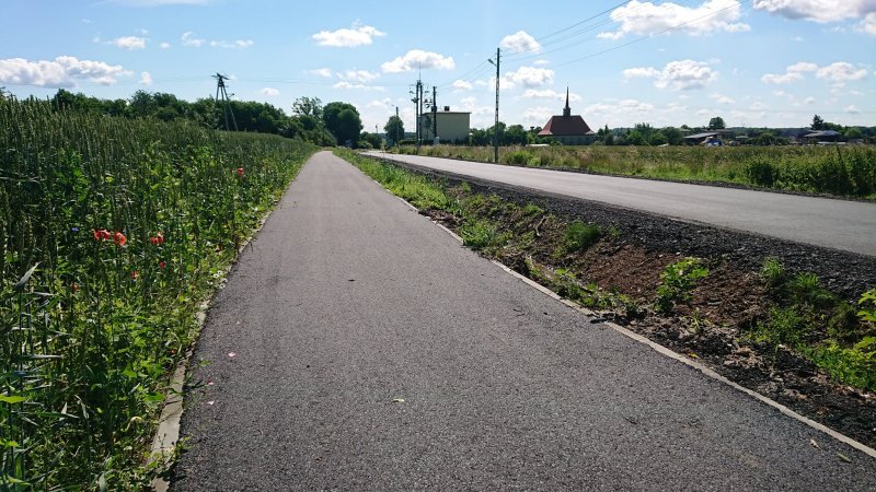 Nowa droga rowerowa w Zbrosławicach