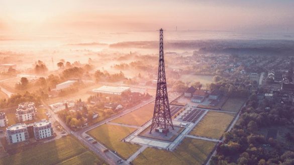 wieża radiostacji w Gliwicach