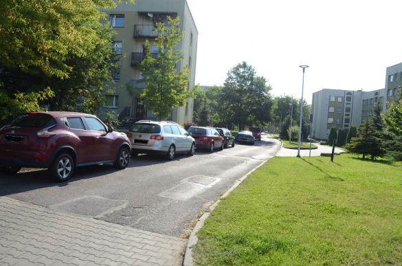 jedna z ulic w Bieruniu (Węglowa)