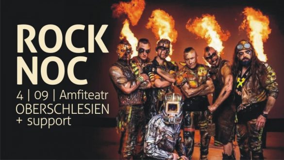 Plakat reklamujący imprezę ROCK NOC