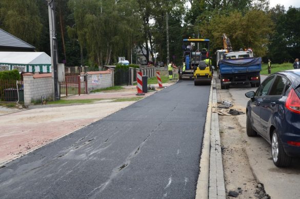 Budowa chodnika wraz z oświetleniem na Wita - 18 września