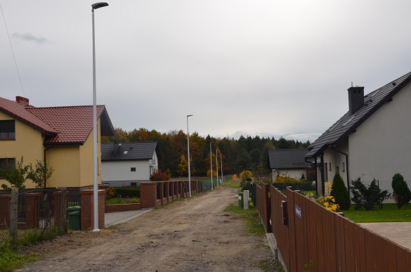 Droga z nowymi lampami LED