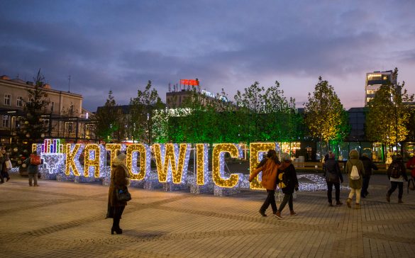 Iluminacje świąteczne w Katowicach