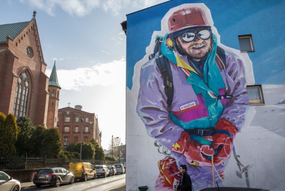Mural Jerzego Kukuczki