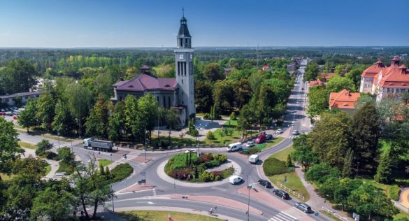 Knurów z lotu ptaka