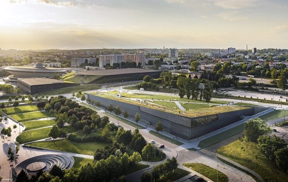 Widok na międzynarodowe Centrum Kongresowe