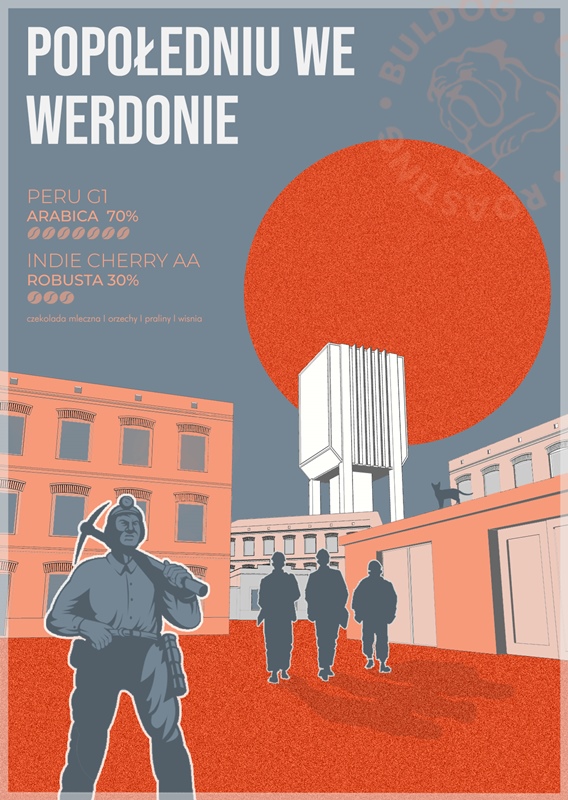 "Popołedniu we Werdonie" - projekt wyróżniony w konkursie na etykietę rudzkiej kawy