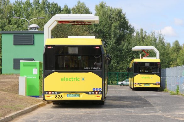 Ładowanie autobusów elektrycznych PKM Sosnowiec
