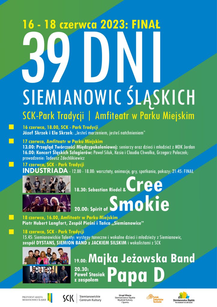 39. Dni Siemianowic Śląskich - plakat, infografika