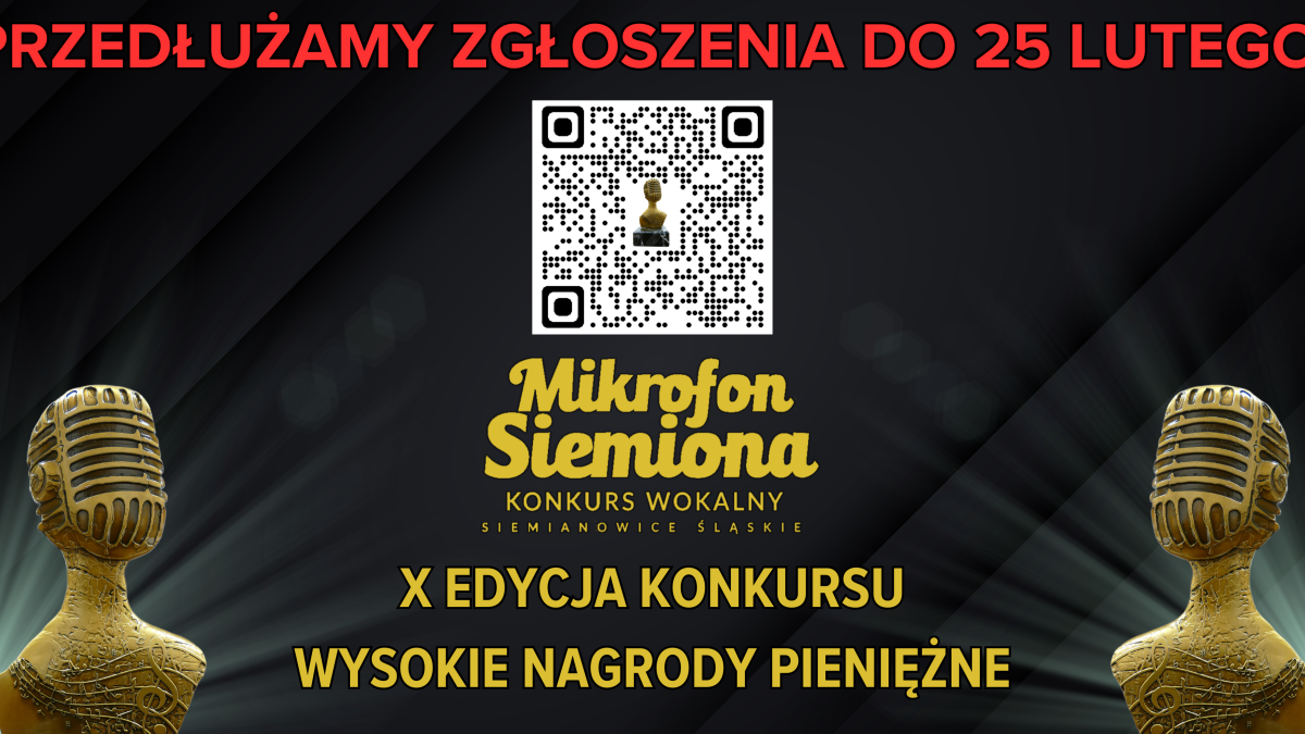 Infografika konkursu wokalnego Mikrofon Siemiona.
